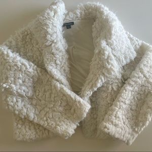 Fluffy Cropped Jacket